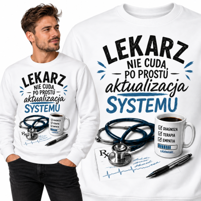 BLUZA ŚMIESZNA LEKARZ
